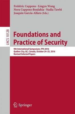 Libro Foundations And Practice Of Security - Frederic Cup...