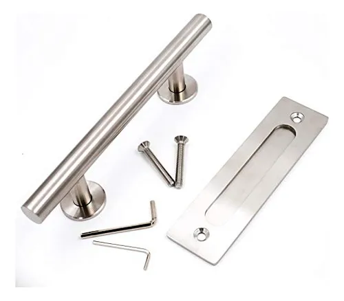 comprar Juego De Tiradores Y Tiradores Para Puerta Tipo Granero Gold