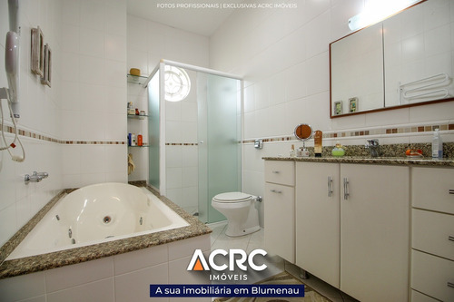 Imagem 11 de 25 de Acrc Imóveis - Belíssima Casa Semimobiliada Com Piscina E Aquecimento A Gás Para Venda No Bairro Itoupava Norte - Ca01537 - 69178201