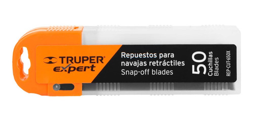 Cuchillas Repuesto Cutter 18mm, 50 Pz, Expert Truper 100131