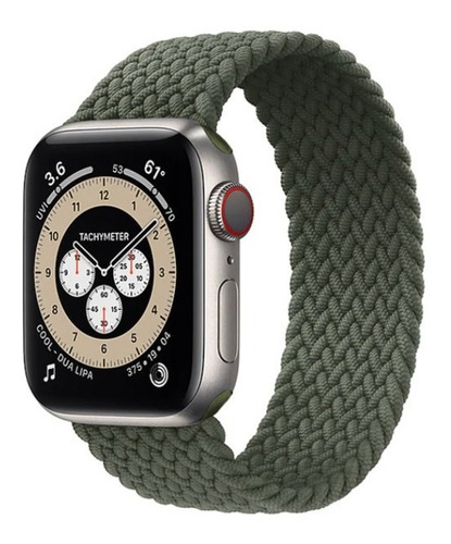 Pulseira Braided Solo Para Apple Watch 41mm - Verde - M