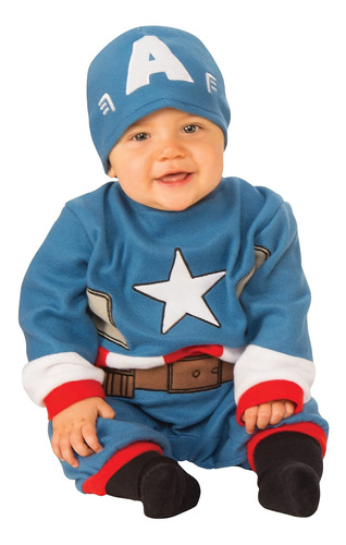 Rubie's Mameluco Infantil De Marvel Capitán América