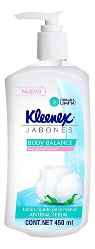 Jabón Líquido Para Manos Kleenex Body Balance 450ml