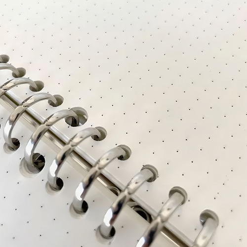 Libreta Anillada Languo Tipo Binder A5 Con Sistema Refill Color Puntos
