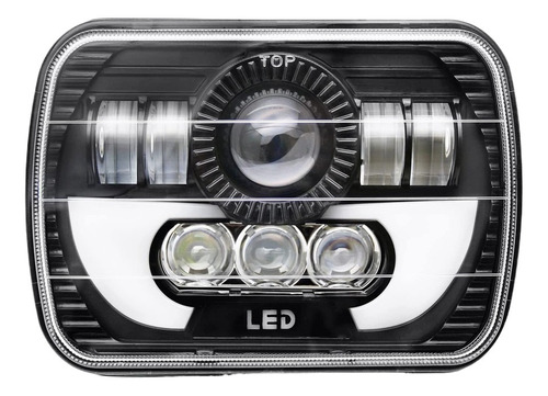 Faro Led De 6x7 5x7 Luz Alta/baja Para Wrangler Jeep