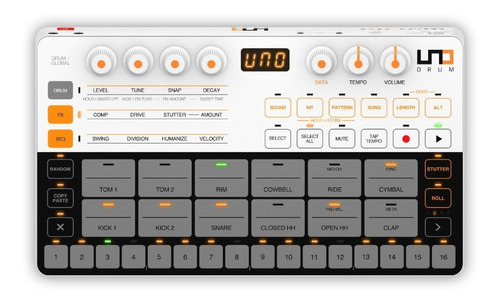 Caja De Ritmos Híbrida Ik Multimedia Uno Drum - Plus