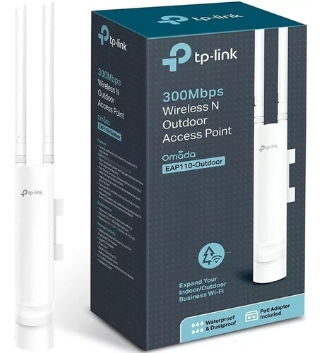 Tp-link Punto De Acceso Eap110-exterior Omada 300mbps