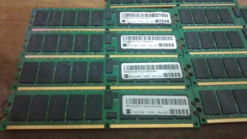 Memórias Ddr2 1gb Br-0x5538-itauc Dell Lote C/3 (2471) (Usado)