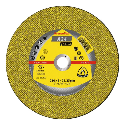 Discos Desbaste Metal Univ Deprimido Klingspor 125x6x22 X10u