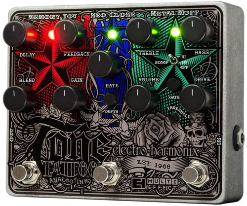 Pedal De Efectos Electro Harmonix Tone Tattoo (delay ,chorus