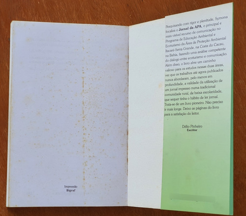 Livro Ecoturismo E Comunicação Symona Gropper Berenstein (Usado)