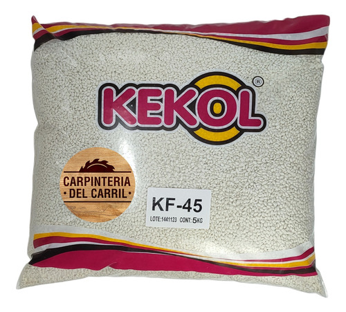 Hotmelt Kf45 Adhesivo Termofusible Pegadora Pvc 5 Kg Kekol