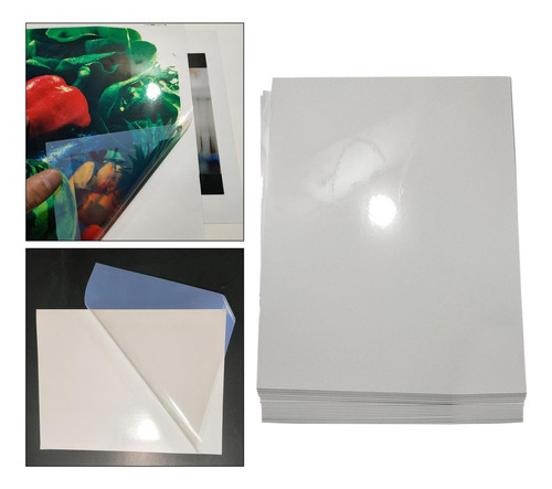 50 Uds. Pegatinas De Papel Transparente Para Impermeable