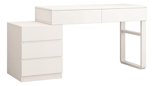 Escritorio De Sencillo Multifuncional Mesa Ordenador Estudio Blanco