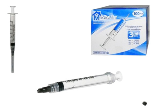 Jeringuilla Medic Life 1ml/30g X 1/2 X100 Pz. Insulina