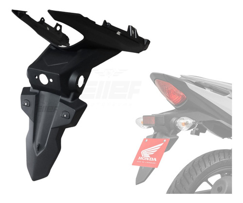 Paralama De Traz Titan 160 2016 A 2020 Suport Traseiro Placa