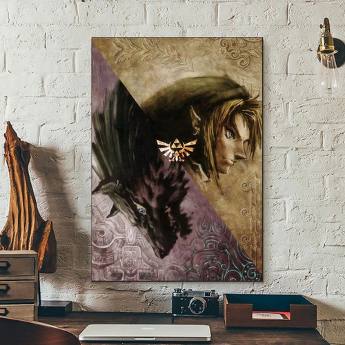 Cuadro Decorativo Zelda Twilight Princess Canvas Link 30x45