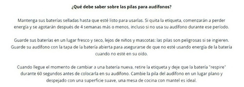 Widex Para Auxiliares Auditivos 1,4 V T10 10 Pack 6 Pila C/u