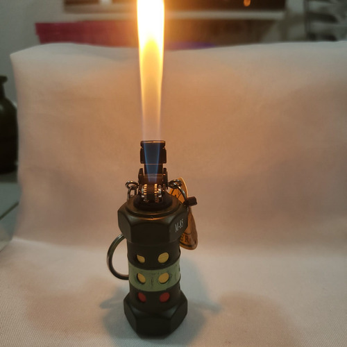Mini Granada Decorativa Lighter M26 Tipo Encendedor Recargab