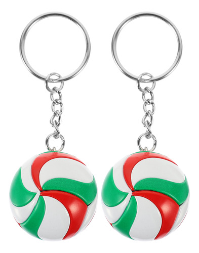 Llavero De Fútbol Modelo Voleibol, Accesorios De Juguete, 2