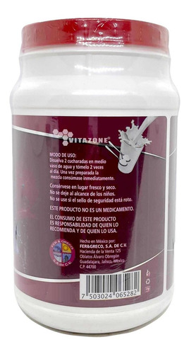 Imagen 5 de 6 de Colágeno Hidrolizado Glucosamina Biotina Frutos Rojos 1.1 Kg