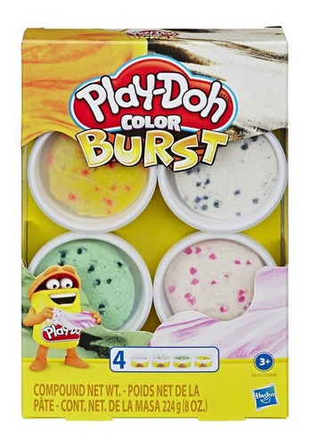 Play-doh, Color Burst, Ice Cream, Hasbro Masa Play Doh Color Multicolor