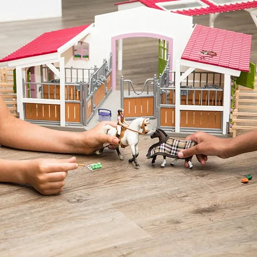 Set De Establo Schleich, Club De Montar Caballo 97 Pzs.