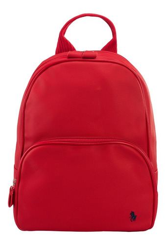 Imagen 1 de 8 de Backpack Hpc Polo Texturizada Con Logo De La Marca