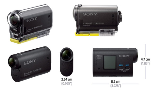 Sony Action Cámara Hdr-as20 Full Hd, Sumergible, Con Wifi