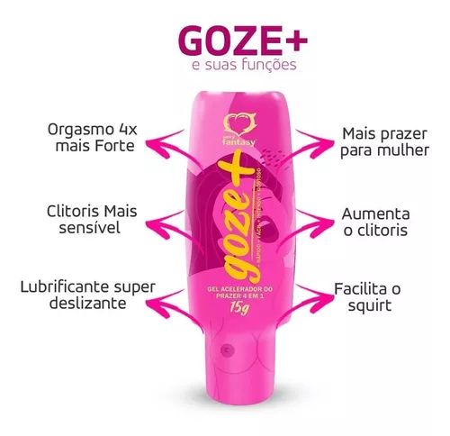 Kit 03 GEL GOZE+, INDOLOR e VOLUME MÁXIMO