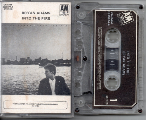 Bryan Adams Into The Fire  Cassette Ricewithduck