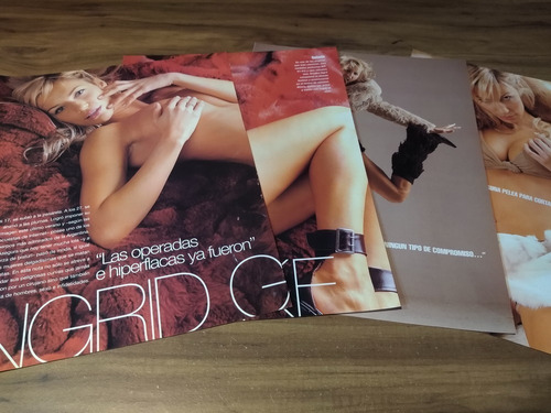 (z288) Ingrid Grudke * Clippings Revista 4 Pgs * 2003