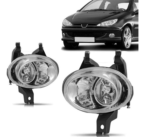 Par Farol Milha Peugeot 206 98 99 2000 2001 2002 2003 2004