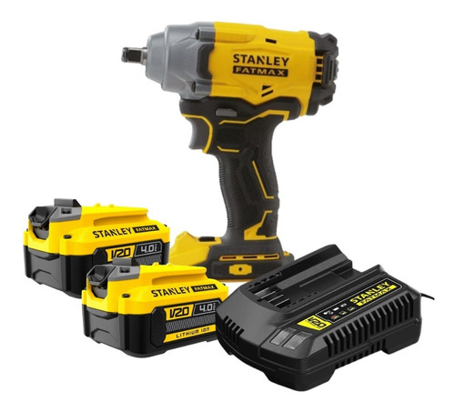 Chave De Impacto Stanley 1/2 2bat 20v 4ah Sbw920 Bivolt