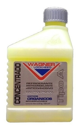 Liquido Refrigerante Wagner Lockheed Amarillo Organico 500cc