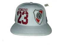 Comprar Gorra Plana Blanca Ponzio #23  River Plate 