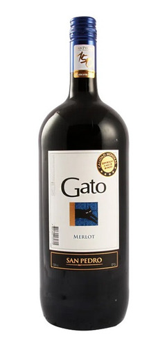 Vino Gato Tinto Y Blanco Botellon 1.5 L (3 Unidad)-super