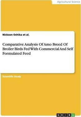 Libro Comparative Analysis Of Amo Breed Of Broiler Birds ...
