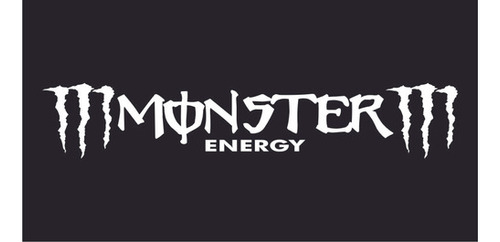 Calcomanía Parabrisas Luneta Tuning Monster Energy 60 Cm.