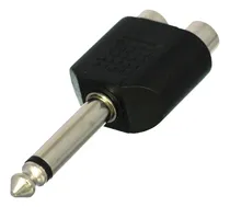 Comprar 5 Adaptadores Plug 6.5 Mono A 2 Rca Hembra Plug Divisor