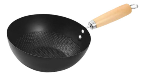 Sartén Wok De Fondo Plano, Olla De 20cm, Antiadherente Sin