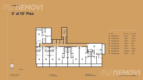 Departamento 2 Ambientes En Palermo Venta