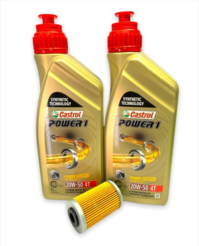 Kit Mantencion Bajaj Pulsar 200ns Castrol Full 20w50