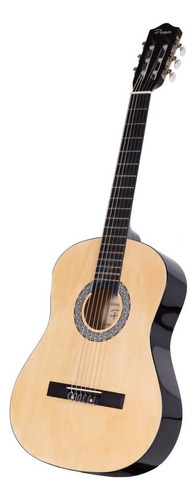 Guitarra criolla clásica infantil Parquer Custom GC838 para diestros marrón clara laca