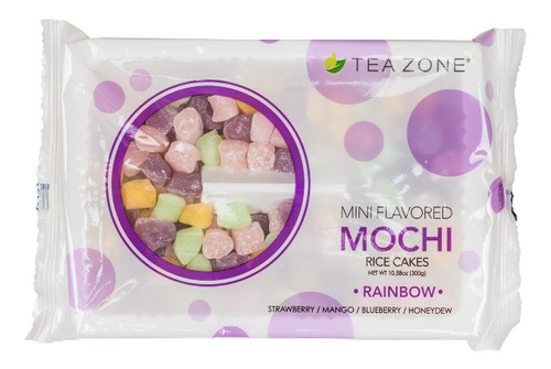 Caja 25 Bolsas Mini Mochi Tea Zone - Bombón De Arroz Japonés