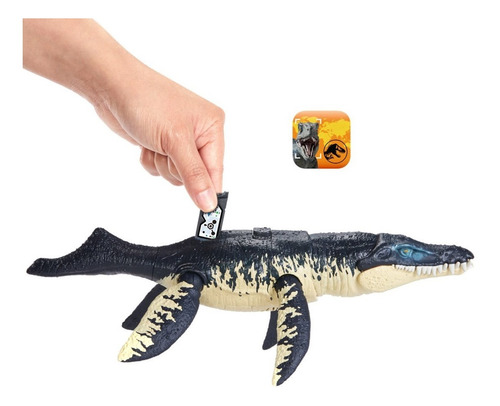 Imagem 4 de 10 de Dinossauro Kronosaurus Jurassic World Dino Trackers - Mattel