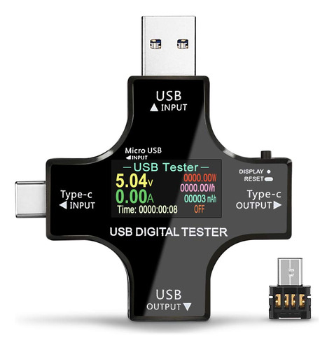 Electop - Probadores De Medidor De Energa Usb, Multifunciona