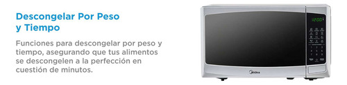Horno De Microondas Midea 1.1 Pies Silver