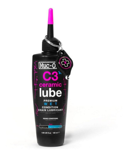 Lubrificante Muc-off C3 Ceramic Wet Lube - Úmido 120ml