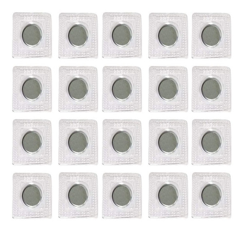 20 Pares Imán Para Costura Invisible Ropa Bolsos 12mm X 2mm
